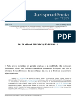 Jurisprudencia em Teses 144 - Falta Grave em Execucao Penal - II