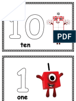Numberblocks 0 - 10 PDF