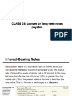 CLASS 38: Lecture On Long Term Notes Payable