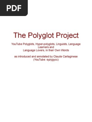 The Polyglot Project Multilingualism Arabic - 