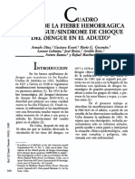 Uadro Clinico de La Fiebre Hemorragica Del Dengue/Sindrome de Choque Del Dengue en El Adulto1