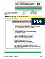 Assignement of PLCM Module - 1 PDF