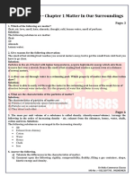 Class 9 Science - Chapter 1 Matter in Our Surroundings PDF