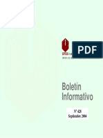 Boletin Informativo Septiembre 2004