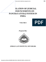 Compilation of Judicial Pronouncements On Panchayati Raj System in India by Indian Law Institute PDF