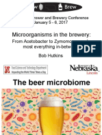 Microorganisms in The Brewery From Acetobacter To Zymomonas and Most Everything in Between