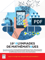 Mathematiques Olympiades S Epreuve Nationale Sujet Corrige 2019 PDF