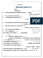 Revision Sheet (1) : 1) Choose The Correct Answer: A) B)