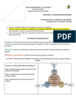 Actividades Del 04 Al 08 de Mayoyannin