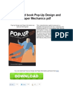 Book Pop-Up Design and Paper Mechanics PDF