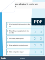 Present Continuous Choose