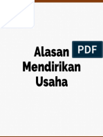 Alasan Mendirikan Usaha PDF