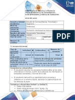 Guia de Actividades y Rubrica de Evaluacion Pos Tarea - Consolidación Del Documento Final