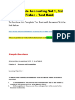 Intermediate Accounting Vol 1, 3rd Edition by Fisher - Test Bank