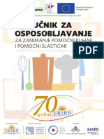 Priručnik Za Osposobljavanje Za Zanimanje Pomoćni Kuhar I Pomoćni Slastičar PDF