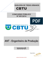 ANALISTA TÉCNICO _ANT - ENGENHEIRO DE PRODUÇÃO_