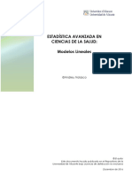 Estadistica Avanzada en Ciencias de La Salud - Modelos Lineales PDF