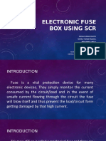 Electronic Fuse Box Using SCR