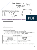 Special Quadrilaterals Notes PDF