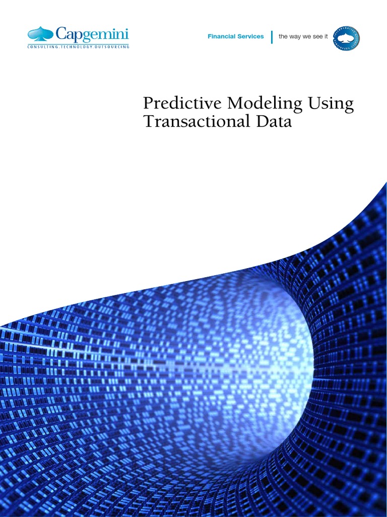 Predictive Modeling Using Transactional Data: Financial Services | PDF ...