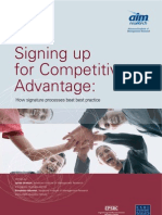 AIM - Signing Up For Comp Advantage (Signature Processes) March 2006