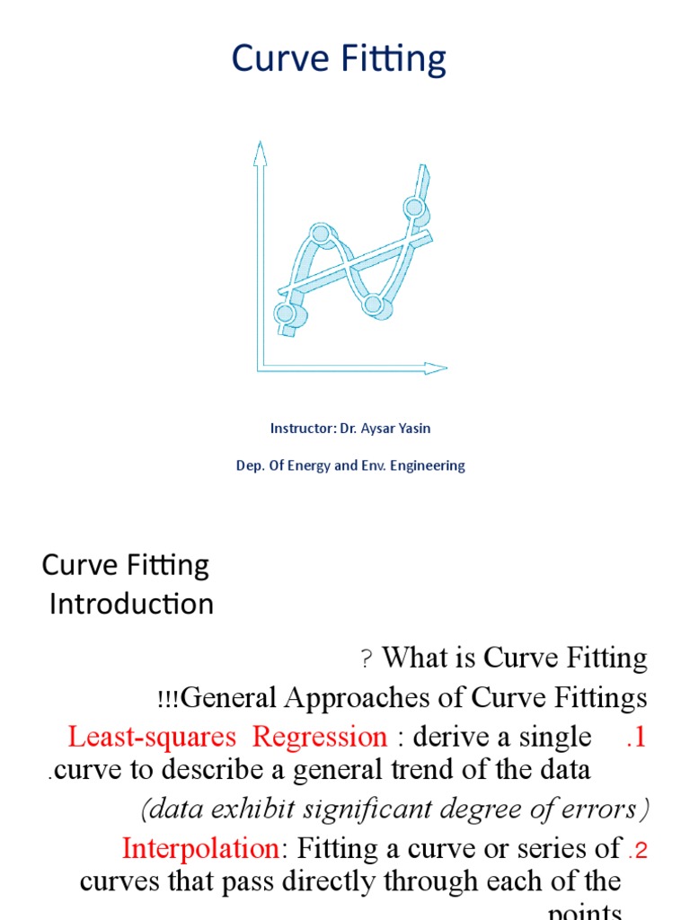 Understanding Curve Fitting Techniques | PDF | Errors And Residuals ...