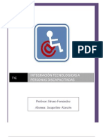 Portafolio Integración Tic A Personas Discapacidades