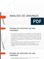 Analisis de Una Varianza