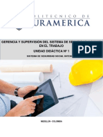 Unidad Didáctica 1. Diplomado en Gerencia y Supervisión Del Sistema de Seguridad y Salud en El Trabajo PDF