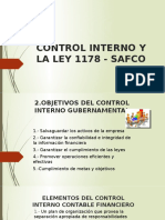 Control Interno y La Ley 1178 - Safco