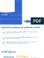 Atributos de Calidad de Un PDT