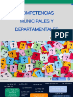 Competencias Municipales y Departamentales