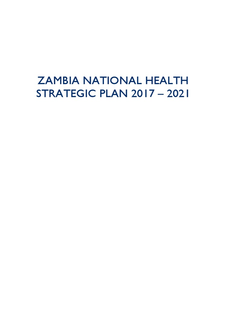 Zambia National Health Strategy | PDF | Maternal Death | Health Care