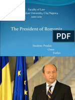 Presentation Traian Basescu