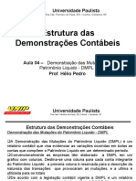 Aula 04 - Estrutura Das Demonstrações Financeiras