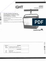 Strand Century Lighting 4302 Antares Softlight Spec Sheet 6-77