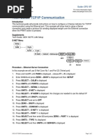 CFG 107 TCPIP Communication