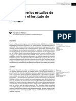 (Palleiro) - Notas Sobre Los Estudios de Folklore en El Instituto de Filología