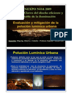 Mitigación polución lumínica