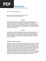 Fraenza, 2013. Artículo "Tomás Maldonado. El Peso Del Diseño en La Discusión Sobre Las Imágenes"