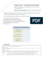 Automatic Payment Program Run in Sap