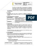 4-Ma - SST.01 Manual Del Sistema de Gestión de La Seguirdad y Salud en El Trabajo