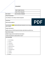 Appendix 1: Lesson Plan (Template) : I Am Working On: I Am Working in Student Management