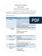 Informe Ejecutivo Actividad Principios y Tipos de Audiroria