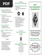 BCSP Self-Assessment Examinations: Features Board of Certified Safety Professionals