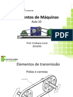 345321-Elementos de Máquinas - Aula 10-Polias e Correias