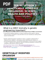 Genetically Modified Organisms Science, Health, and Politics | PDF ...