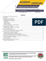 Sumário: Secretaria de Administração Licitações e Contratos