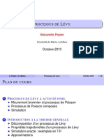 Processus de Levy 2