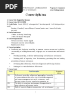 Syllabus-Business English